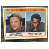 Topps 1978 Football Scoring Leaders 1977 Walter Payton #334 HOF A Great Addition