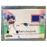 2001 FLEER SHOWCASE PATCHWORKS DREW BLEDSOE JERSEY