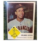 1963 Fleer #64 Orlando Cepeda - San Francisco Giants
