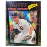 Spencer Torkelson 2026 Topps Heritage #106 Chrome Black Refractor 50/77 Tigers