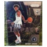 2020 Panini Prizm #1 Anthony Edwards Instant Impact Minnesota Timberwolves RC
