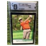 2001 Upper Deck Golf- Colin Montgomerie #9 (RC) Graded MINT9