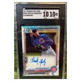 2021 Bowman Chrome Cristian Hernandez Mojo Auto SGC 10/10 Prospect