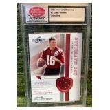 Jake Plummer 2002 Score QBC Materials Jersey Card Untouched #2 SCD Authentic