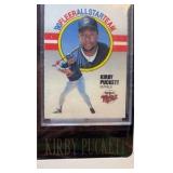 KIRBY  PUCKETT Commemorative Plaque with Baseball Card Minnesota Twins