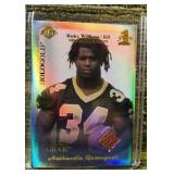 1999 Collector's Edge 1st Place - Rookie Gamegear Ricky Williams #RG5 Holo Gold