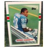 1989 Topps Traded # 83T Barry Sanders Card (B64) Detroit Lions RC Rookie Card