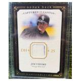 2008 Upper Deck Masterpieces Captured On Canvas GU Home Jersey Card Jim Thome