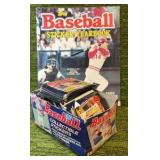 1986 Topps Sticker Yearbook & 1990 Panini Mixed open and sealed Sticker Packs