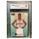 1996 SkyBox Premium Allen Iverson ROOKIE RC #85 Graded Gem MT 10 76ers HOF