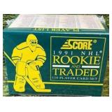 1991 Score NHL Rookie and Traded 110 Player Card Set Factory Sealed