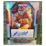 2023 Panini Prizm Draft Picks Silver Hyper Tuli Tuipulotu #DPATUT Rookie Auto RC