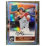 2017 Panini Donruss Optic - Rated Rookies Auto  #RRS-TM Trey Mancini RC Orioles