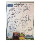 Saint Paul Saints Signed Roster Autographed Card !