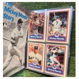Mickey Mantle Booklet Cards & Story included! 5 Pages of Cards in Total