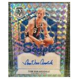 2023-24 Panini Mosaic TOM VAN ARSDALE Scripts Autograph SILVER MOSAIC PRIZM AUTO
