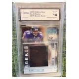 2005 Donruss Gridiron Gear Mark Clayton/75 Graded GEMMT10 Baltimore Ravens