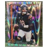 2025 Topps Chrome Football Caleb Williams Raywave Refractor #52 - Chicago Bears