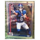 2025 Topps Chrome Rookie Jaxson Dart #306 New York Giants Football Card