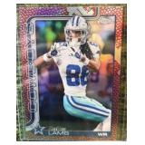 2025 Topps Chrome CeeDee Lamb Football Border Refractor #76 Dallas Cowboys NFL