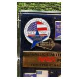 Classic Limited Edition NASA Pin Set- Historical 4 Pins with Holder.