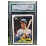 Ken Griffey 2 Rookie Card Lot!  '89 Topps & 89 Fleer- ICONIC Cards! Graded 10.0 GEM MINTS