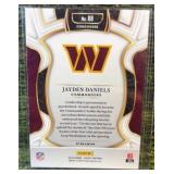 2025 Panini Select- Concourse Jayden Daniels #88 Green & Yellow Prizm Shock