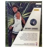 2020 Panini Prizm #1 Anthony Edwards Instant Impact Minnesota Timberwolves RC