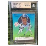 1991 FLEER ULTRA UPDATE ~ BERNIE WILLIAMS BASEBALL CARD #44 ~ BGS 9 ROOKIE RC