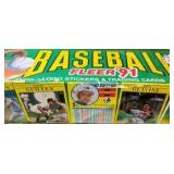 1991 Fleer Complete Baseball Set BOX-732 Cards 50 Stickers-partially sealed