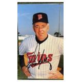 Minnesota Twins World Series Champions, Tom Kelly and Gene Larkin Autographed 3 x 5 photo Minnesota’s Twins