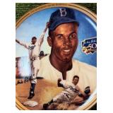 Jackie Robinson World Champion Collectors Plate w/ COA #'d