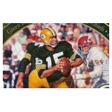 Bradford Exchange 'Bart Starr: Winning The First One' Green Bay plate w/COA