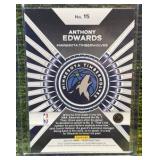 2023 Prizm Anthony Edwards Dominance #15 Minnesota Timberwolves