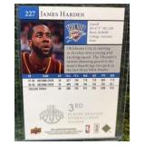 2009-10 Upper Deck #227 James Harden Star Rookie NBA Future HOF
