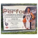 2001-02 Jason Kidd Fleer Premium Performer Game Worn Jersey Card New Jersey Nets