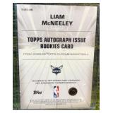 2025-26 Topps Chrome LIAM MCNEELEY RC AUTO Autograph Issue Rookie Hornets