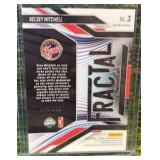 2025 Panini Prizm WNBA Kelsey Mitchell Fractal Blue Pulsar #/199 Indiana Fever