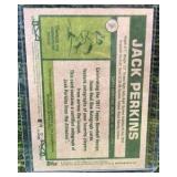 2026 Topps Heritage Jack Perkins Rookie on card Autograph #JP Auto RC