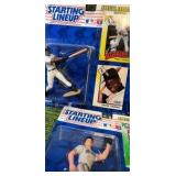 1993 Starting Lineup Frank Thomas Baseball Figure With Baseball Cards NIB includes no Mark Garciaparra and Travis FRYMAN