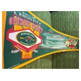 2000–2001 Minnesota Wild Inaugural Season Pennant Minnesota Vs. Philadelphia Excel Energy Center