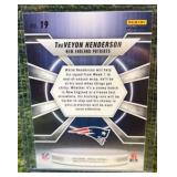 2025 Panini Mosaic Center Stage TreVeyon Henderson MOSAIC Prizm #19 Rookie RC