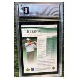 2001 Upper Deck Tim Herron #6 Rookie RC Graded 9