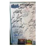 Saint Paul Saints Signed Roster Autographed Card !