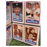Mickey Mantle Booklet Cards & Story included! 5 Pages of Cards in Total