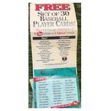 1994 Post Collector Cards 30 Card Complete Set BASEBALL CARDS - SEALED & CREASES!