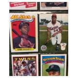 Kirby Puckett Page! 9 Card Lot in Total- Minnesota Twins Legend & Baseball Icon!