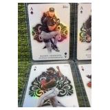 2023 Topps All Aces Insert Lot (4) Randy Johnson, Max Scherzer Sandy ALCANTARA Luis Castillo MLB