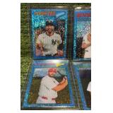 2026 Topps Heritage Light Blue Sparkle Refractor Lot Of 4 Cards.