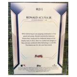 2026 Topps Collector's Kit Exclusive Ronald Acuna Jr. #MLB-5 Wave Foil